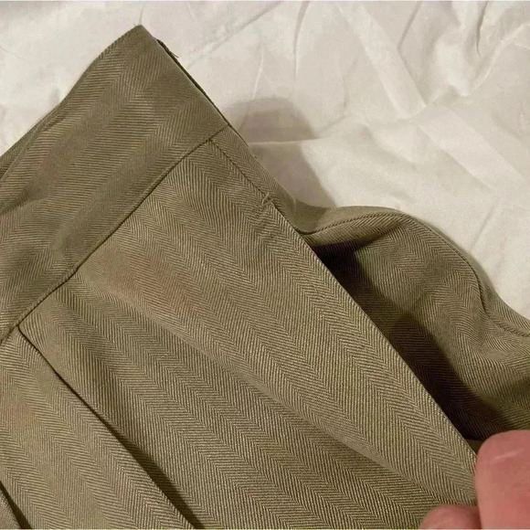 Jamaica Jaxx pleated Shorts Mens 38 Brown 100% Silk Relax Beach cool comfort - Picture 6 of 11